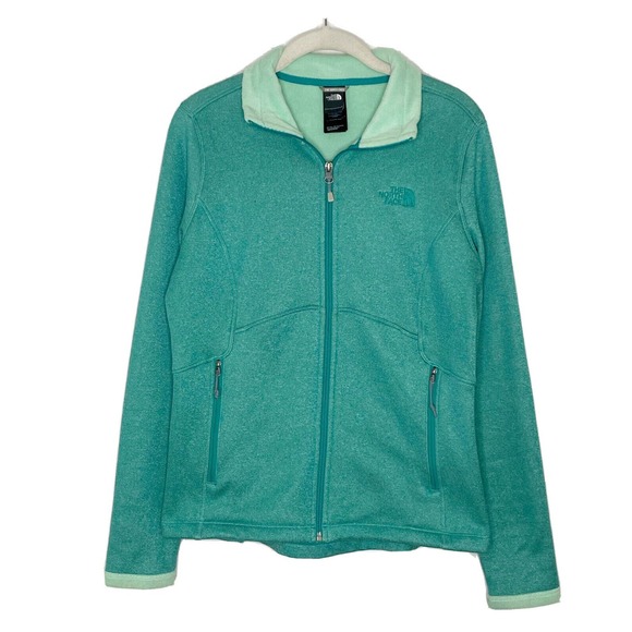 The North Face Jackets & Blazers - North Face Women's Teal Fleece Lined Zip Up jacket Size Medium O3